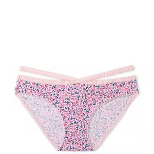 Victoria secret panty size medium M stretch cotton strappy bikini new